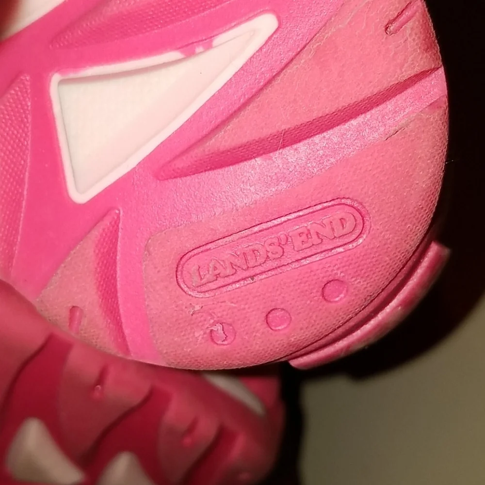 Lands' End Girl's Pink Snow Flurry Boots(KB1)